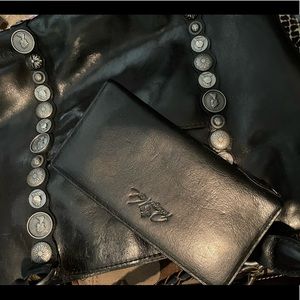 Patricia Nash purse and wallet. Used but in good condition.